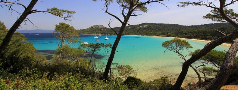 Plage Notre-Dame de l'île de Porquerolles