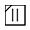 symbole séchage sur fil avec égouttage à l'ombre