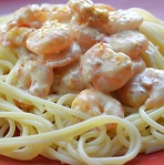 spaghetti aux crevettes