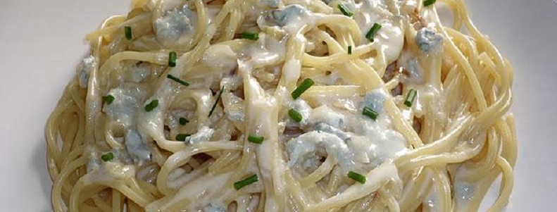 Spaghetti au gorgonzola