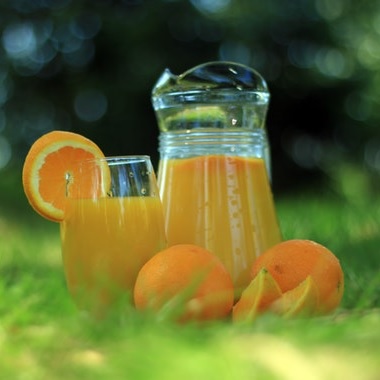 jus d'orange pressé