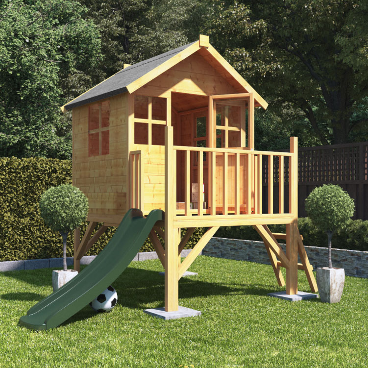 cabane pour enfant dans un jardin